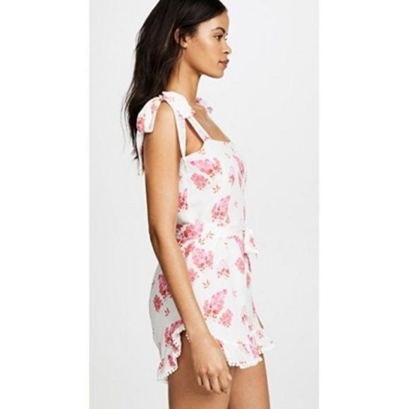 Athena Procopiou Sundown Breeze Silk Jumpsuit Romp - Picture 3 of 15